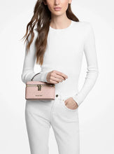 Load image into Gallery viewer, MICHAEL KORS VIVI SMALL SIGNATURE VANITY CROSSBODY IN POWDER BLUSH
