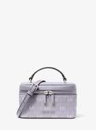 MICHAEL KORS VIVI SMALL SIGNATURE VANITY CROSSBODY IN LILAC