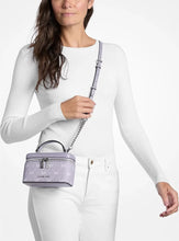 Load image into Gallery viewer, MICHAEL KORS VIVI SMALL SIGNATURE VANITY CROSSBODY IN LILAC
