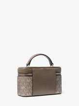Load image into Gallery viewer, MICHAEL KORS VIVI SMALL SIGNATURE VANITY CROSSBODY IN MUSHROOM
