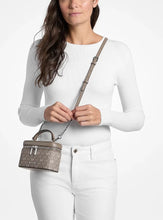 Load image into Gallery viewer, MICHAEL KORS VIVI SMALL SIGNATURE VANITY CROSSBODY IN MUSHROOM
