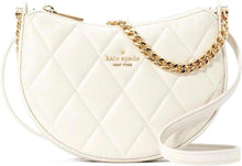 Load image into Gallery viewer, KATE SPADE CAREY ZIP TOP CROSSBODY IN PARCHMENT
