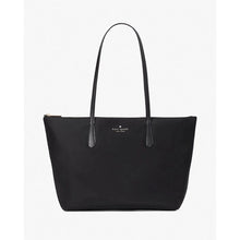 Load image into Gallery viewer, KATE SPADE KITT NYLON MEDIUM TOTE IN BLACK
