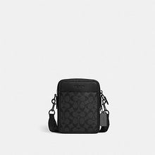 Load image into Gallery viewer, COACH SULLIVAN CROSSBODY SIGNATURE CANVAS CC009 IN CHARCOAL BLACK
