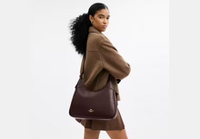 Load image into Gallery viewer, COACH ELLA SHOULDER LEATHER IN ESPRESSO
