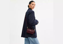 Load image into Gallery viewer, COACH MINI JOSIE TOP HANDLE BAG SIGNATURE CCK68 IN DARK WINE
