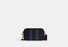 Load image into Gallery viewer, COACH WYATT CROSSBODY IN SIGNATURE CANVAS WITH VARSITY STRIPE CDP86
