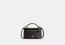 Load image into Gallery viewer, COACH RAINER 18 CROSSBODY IN SIGNATURE WALNUT BLACK
