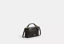 Load image into Gallery viewer, COACH RAINER 18 CROSSBODY IN SIGNATURE WALNUT BLACK
