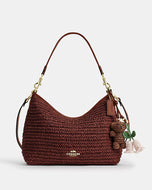 COACH LAUREL SHOULDER BAG WITH CHARMS IN RUSSET