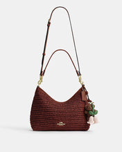 Load image into Gallery viewer, COACH LAUREL SHOULDER BAG WITH CHARMS IN RUSSET

