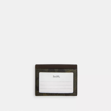Load image into Gallery viewer, COACH SLIM ID CARD CASE IN SIGNATURE CANVAS (COACH CEU44) CAMO/GREEN
