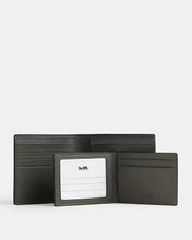 Load image into Gallery viewer, COACH 3 IN 1 WALLET IN SIGNATURE CANVAS CEU73 IN CAMO GREEN

