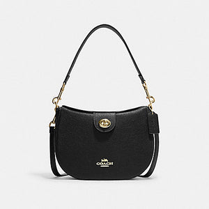 COACH ELLA HOBO IN GOLD/BLACK CH196
