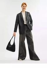 Load image into Gallery viewer, COACH ELLA SHOULDER LEATHER IN BLACK
