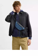 Load image into Gallery viewer, COACH WARREN MINI BELT BAG IN SIGNATURE CANVAS CW369 IN DENIM
