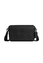 Load image into Gallery viewer, COACH JACK SMALL FLAP CROSSBODY BAG IN SIGNATURE CANVAS BLACK
