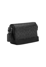 Load image into Gallery viewer, COACH JACK SMALL FLAP CROSSBODY BAG IN SIGNATURE CANVAS BLACK
