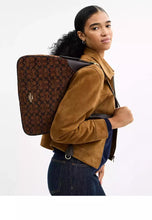 Load image into Gallery viewer, COACH ELLA SHOULDER IN SIGNATURE CHENILLE TRUFFLE
