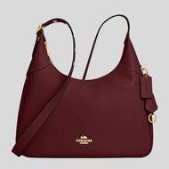 COACH ELLA SHOULDER LEATHER IN MAROON
