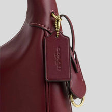 Load image into Gallery viewer, COACH ELLA SHOULDER LEATHER IN MAROON
