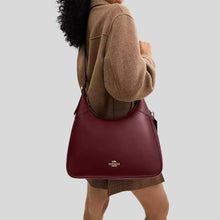 Load image into Gallery viewer, COACH ELLA SHOULDER LEATHER IN MAROON
