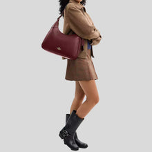 Load image into Gallery viewer, COACH ELLA SHOULDER LEATHER IN MAROON
