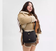 Load image into Gallery viewer, COACH HADLEY CONVERTIBLE CROSSBODY BAG CW002 IN BLACK
