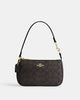 COACH NOLITA 19 IN SIGNATURE CANVAS CW426 IN WALNUT BLACK