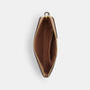 CORNER CORNER ZIP WRISTLET IN SIGNATURE CANVAS WITH STRIPE (COACH CW854) GOLD/SAND/CHALK