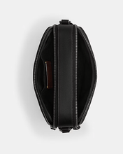 Load image into Gallery viewer, COACH GRAHAM CROSSBODY BAG IN SIGNATURE CANVAS IN STRIPES (CDX92 QBYTS) IN BLACK GREY
