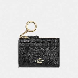 COACH MINI SKINNY ID CASE (COACH 88250) GOLD/BLACK