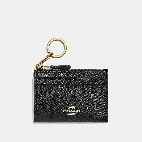 COACH MINI SKINNY ID CASE (COACH 88250) GOLD/BLACK