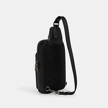 Load image into Gallery viewer, COACH ETHAN PACK IN SIGNATURE CANVAS CZ393 IN GUNMETAL/CHARCOAL/BLACK
