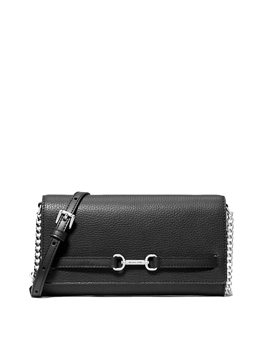MICHAEL KORS CARSON LARGE CONVERTIBLE CROSSBODY BAG IN BLACK