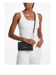 MICHAEL KORS CARSON LARGE CONVERTIBLE CROSSBODY BAG IN BLACK