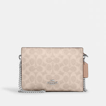 Load image into Gallery viewer, COACH SLIM CROSSBODY BAG IN SIGNATURE CANVAS (COACH CW204) SAND TAUPE
