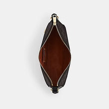Load image into Gallery viewer, COACH ELLIE FILE BAG IN SIGNATURE CANVAS (COACH CZ177) GOLD/WALNUT/BLACK
