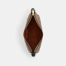 Load image into Gallery viewer, COACH ELLIE FILE BAG IN SIGNATURE CANVAS (COACH CZ177) GOLD/TAN/BLACK
