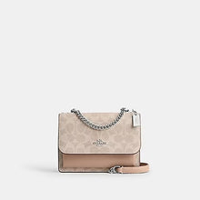Load image into Gallery viewer, COACH MINI KLARE CROSSBODY BAG IN SIGNATURE CANVAS CW206 SAND TAUPE
