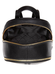 MICHAEL KORS RHEA MEDIUM ZIP BACKPACK IN BLACK