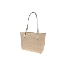 Load image into Gallery viewer, COACH FIONA ZIP TOTE BAG CBT18 IN SAND CHALK
