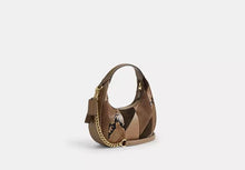Load image into Gallery viewer, COACH CARMEN MINI CROSSBODY BAG WITH PATCHWORK CCE62 IN MUSHROOM MULTI
