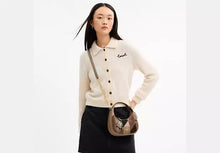 Load image into Gallery viewer, COACH CARMEN MINI CROSSBODY BAG WITH PATCHWORK CCE62 IN MUSHROOM MULTI
