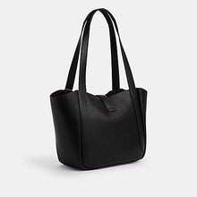 Load image into Gallery viewer, COACH HADLEY TURNLOCK TOTE BAG CAL17 IN GOLD/BLACK

