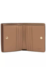 Load image into Gallery viewer, COACH ELIZA SMALL WALLET IN SIGNATURE CANVAS TAN BROWN
