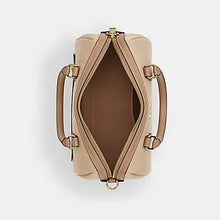 Load image into Gallery viewer, COACH ROWAN SATCHEL BAG IN COLORBLOCK CAK58 IN IM/DARK NATURAL MULTI
