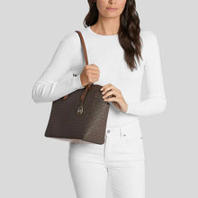 Load image into Gallery viewer, MICHAEL KORS MARILYN MEDIUM SIGNATURE TOTE IN BROWN
