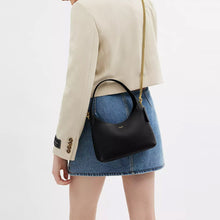 Load image into Gallery viewer, COACH BROOKLYN 23 SHOULDER LEATHER IN BLACK
