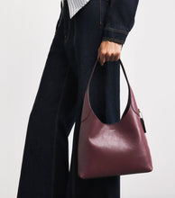 Load image into Gallery viewer, COACH BROOKLYN 28 SHOULDER LEATHER IN MERLOT
